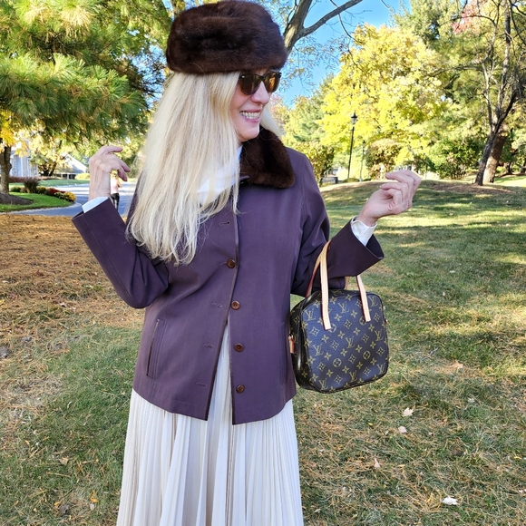 Vintage Ex Cond Mousieur X Mink Hat & Doncaster Mink Collar Jacket, 6, $180 - Picture 8 of 13